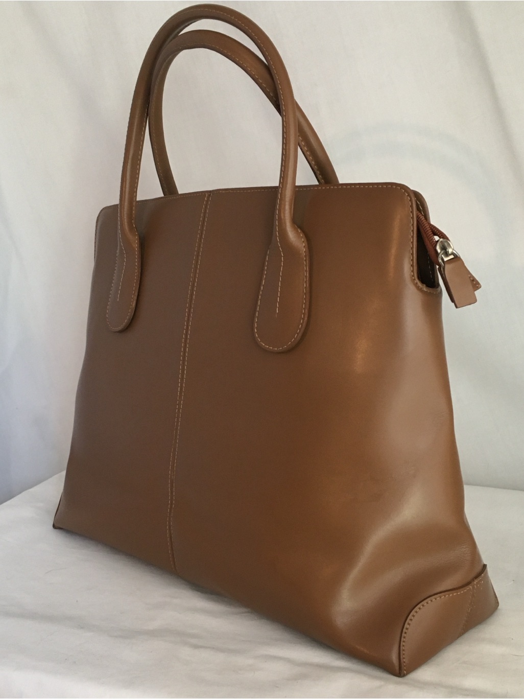 Gianni Chiarini Firenze Giuditta Euc Italian Made Tan Cognac Leather Tote